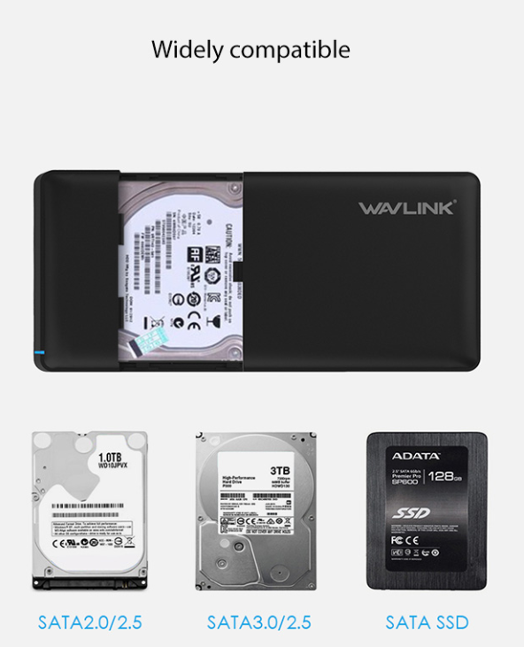 Wavlink USB 3.0 SATA HD Enclosure - WL-ST235