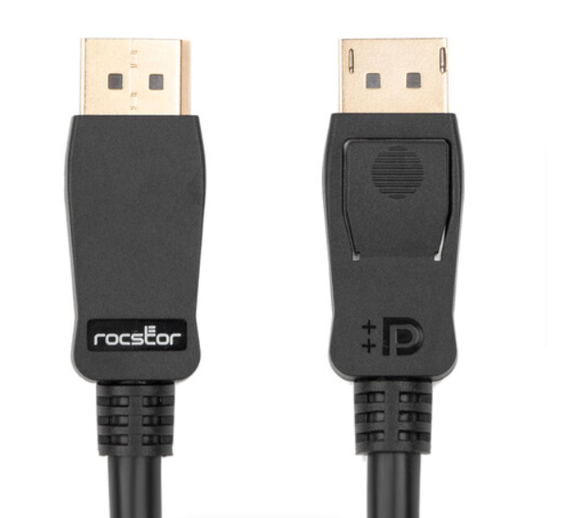 Rocstor DisplayPort 1.4 Video Cable – 8k@60Hz - M/M - 15FT - Y10C285-B1