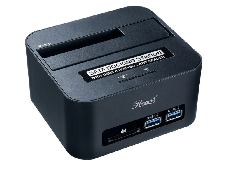 Rosewill Docking Station 2.5"/3.5" HDD/ SD Card Reader - RX303-PU3-35B