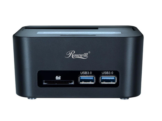 Rosewill Docking Station 2.5"/3.5" HDD/ SD Card Reader - RX303-PU3-35B