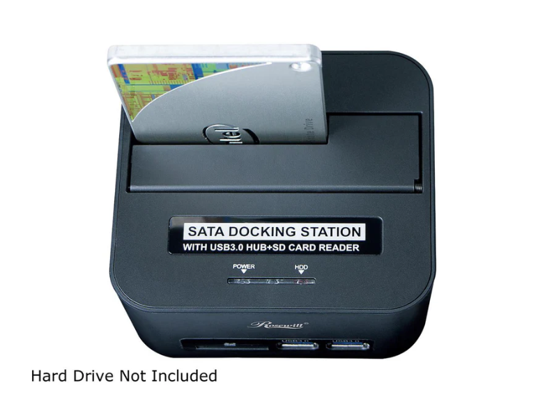 Rosewill Docking Station 2.5"/3.5" HDD/ SD Card Reader - RX303-PU3-35B