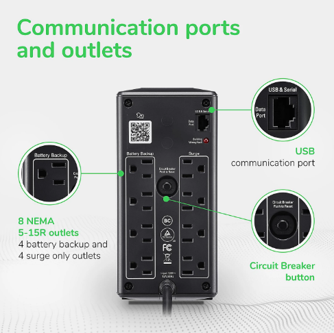 APC 1050VA BN1050M Battery Back