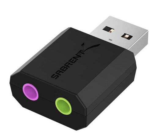 Sabrent USB Stereo/Sound Adapter - AU-EMCB