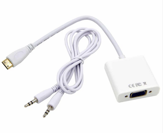 4XEM Mini HDMI-M to VGA-F - 4XMHDMIVGAA