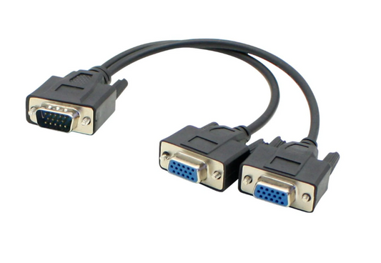 Addon VGA Splitter M-F/F 8" - VGASPLMFF
