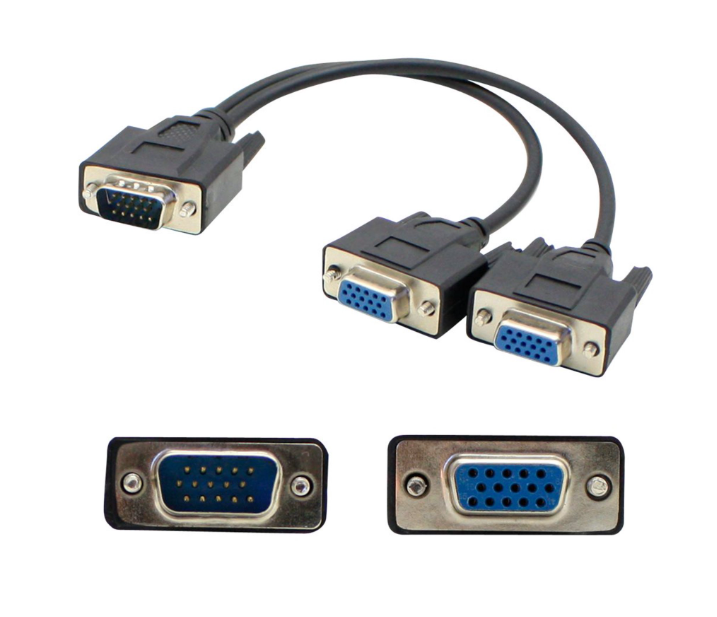 Addon VGA Splitter M-F/F 8" - VGASPLMFF