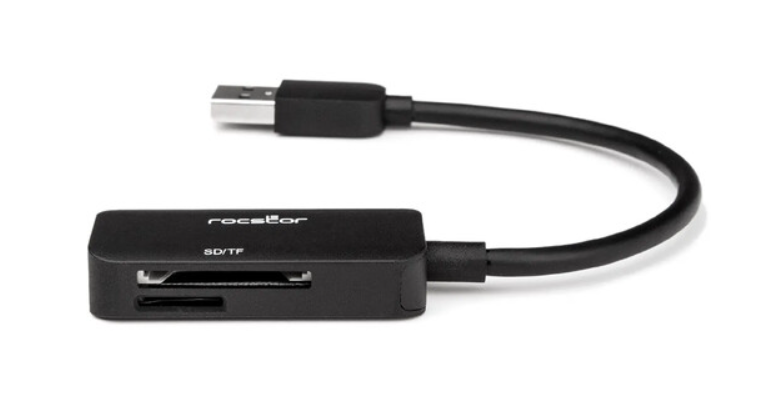 Rocstor USB 3.0 Card Reader - Y10A253-B1