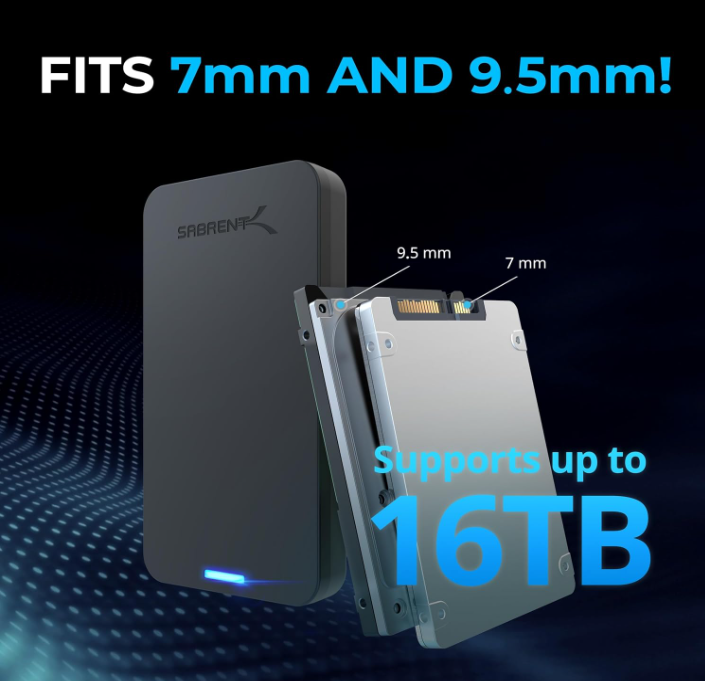 Sabrent 2.5" SATA HD USB 3.0 - EC-UASP