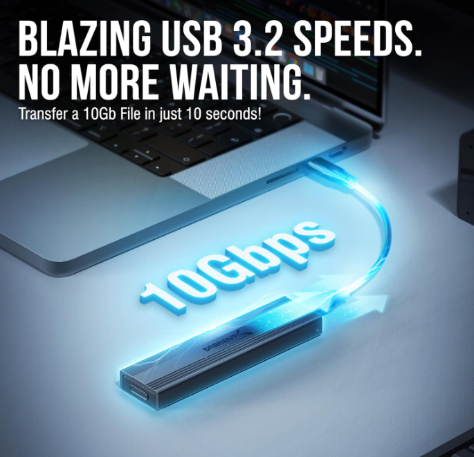 Sabrent USB 3.2 Type-C - NVMe Enclosure - EC-SNVE