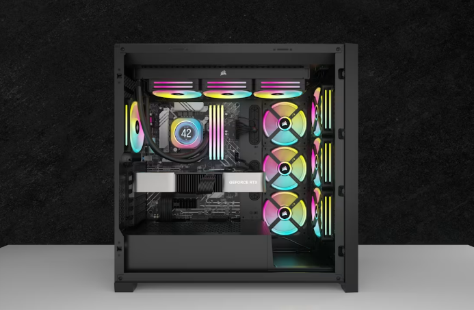 CORSAIR iCUE Link H100i LCD Liquid CPU Cooler
