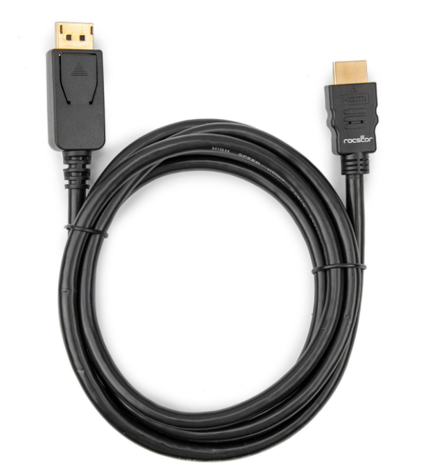 Rocstor Premium DisplayPort to HDMI Converter Cable - M/M - 6FT - Y10C127-B