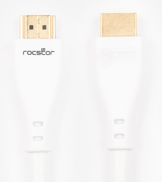 Rocstor Premium HDMI® Cable with Ethernet – 4K/60Hz - 3FT - M/M - White - Y10C159-W1