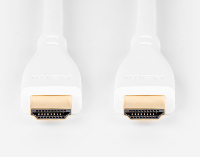 Rocstor Premium HDMI® Cable with Ethernet – 4K/60Hz - 3FT - M/M - White - Y10C159-W1