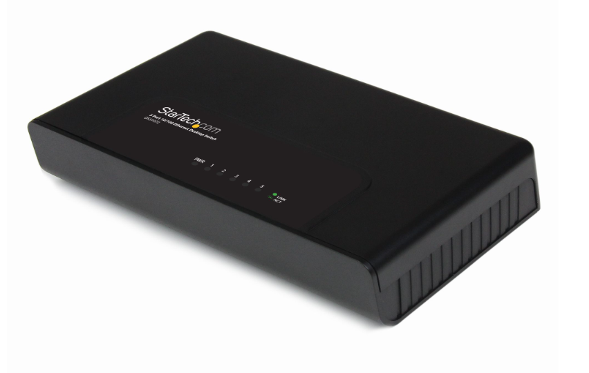 StarTech 5 Port Ethernet - 10/100 Desktop Wall Mount Network Switch - DS51072