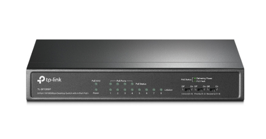 TP-Link 8-port PoE+ Switch - TL-SF1008P