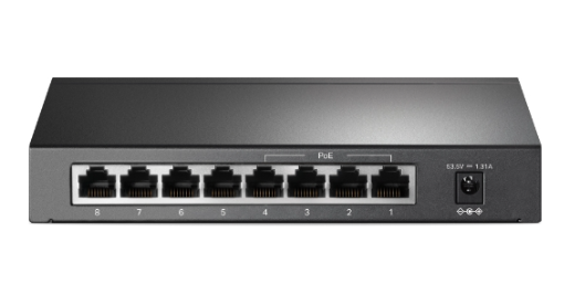 TP-Link 8-port PoE+ Switch - TL-SF1008P