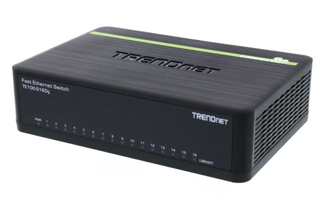 TrendNet 16-port 10/100 - TE100-S16Dg