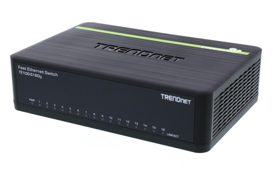 TrendNet 16-port 10/100 - TE100-S16Dg