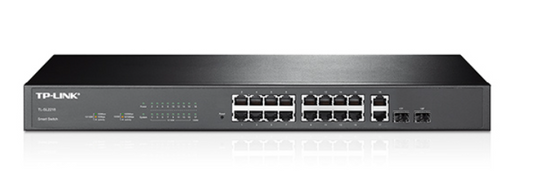 TP-Link 16-Port 10/100Mbps + 2-Port Gigabit Smart Switch - TL-SL2218