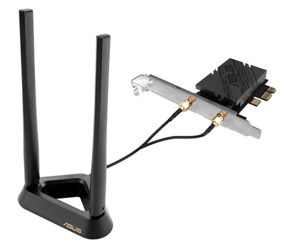 ASUS Wi-Fi 7 PCIe Adapter with Magnetic Base - PCE-BE92BT