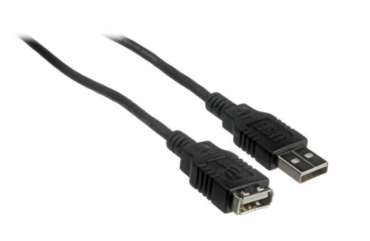 Pearstone USB 2.0 Type A Male to Type A Female Cable - 6ft. - USB-AA6