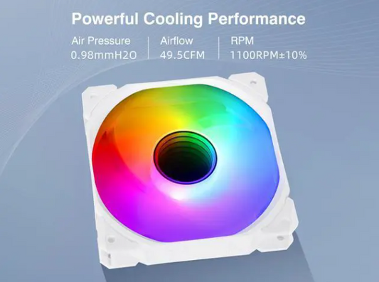 SAMA 12CM Case Fan White - INFW FRGB 120MM