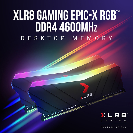 PNY XLR8 Gaming - 16GB (2X8GB) - DDR4 CL19 4600 - MD16GK2D4460019XRGB
