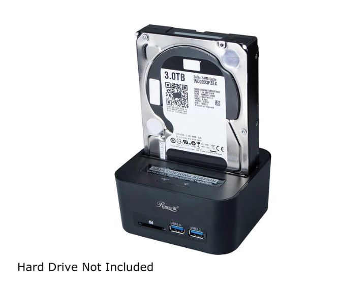 Rosewill Docking Station 2.5"/3.5" HDD/ SD Card Reader - RX303-PU3-35B